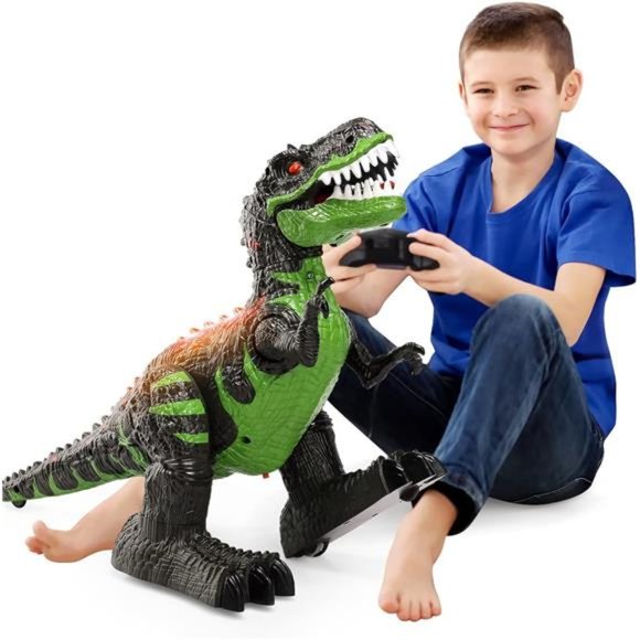 Remote Control Dinosaur T-rex Toys for Kids , Electric Walking Robot Dinosaur - Picture 1 of 6